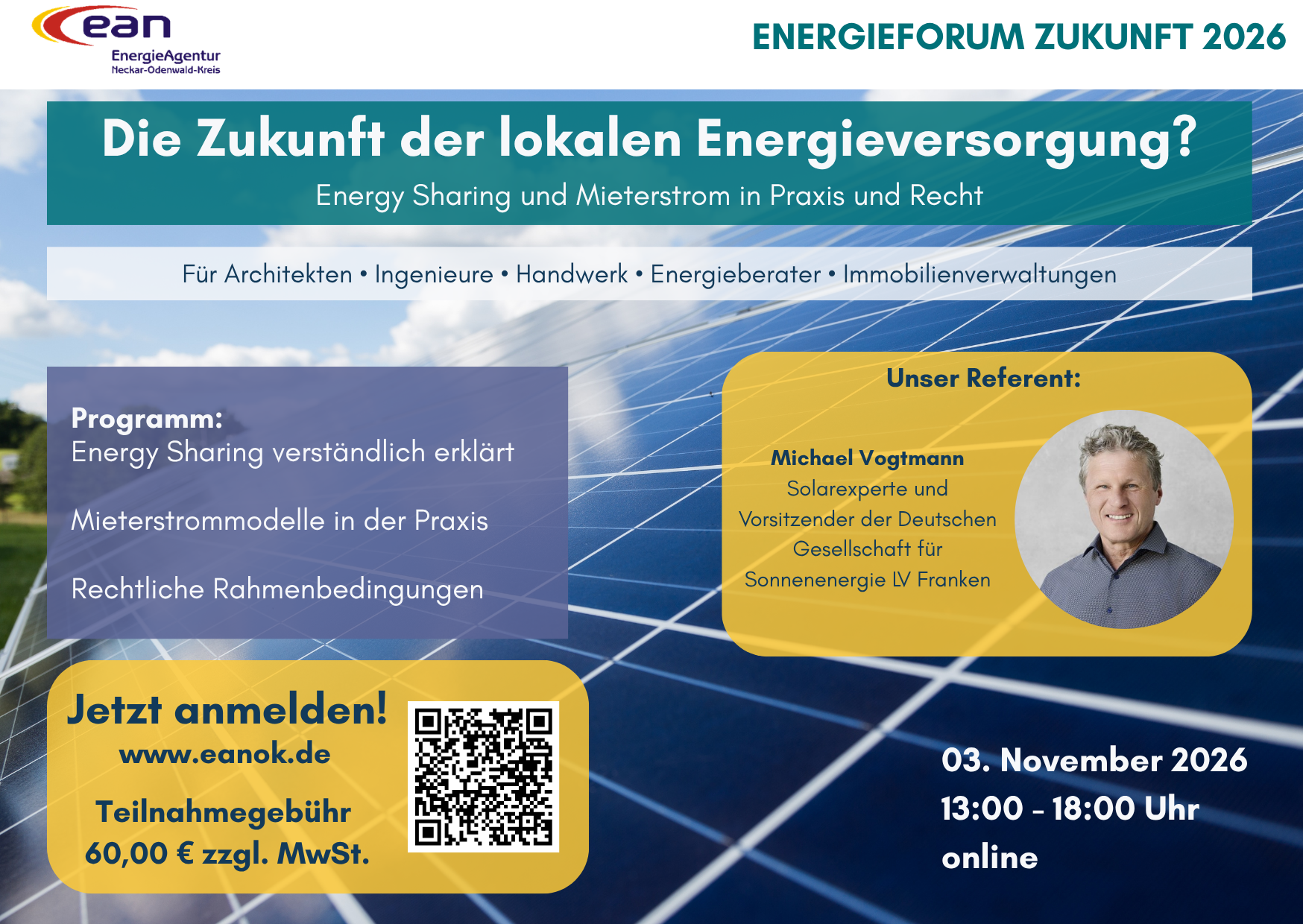 Plakat Energieforum Zukunft